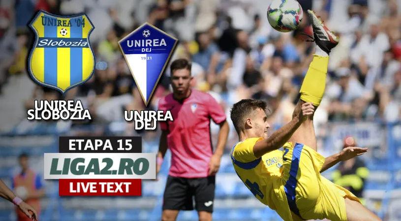 Uniri egale! Slobozia și Dej remizează și vor încheia penultima etapă din 2022 tot pe locuri de play-off