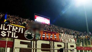 FOTO Un stadion întreg a înghețat când a văzut asta!** Imaginea din Liga 1 care a făcut înconjurul lumii