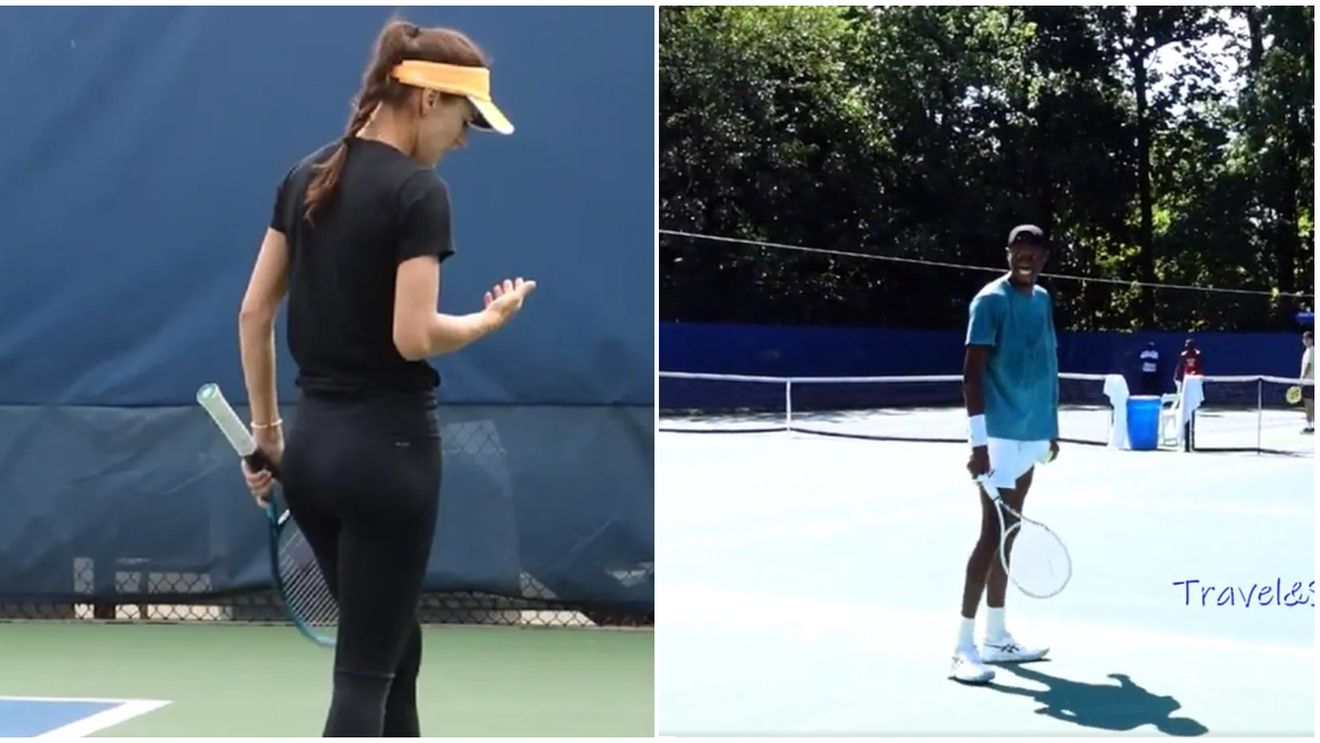 Cum au putut reacționa doi jucători americani, în timp ce Sorana Cîrstea se antrena pe terenul alăturat la turneul de la Washington: „Ooo!" VIDEO