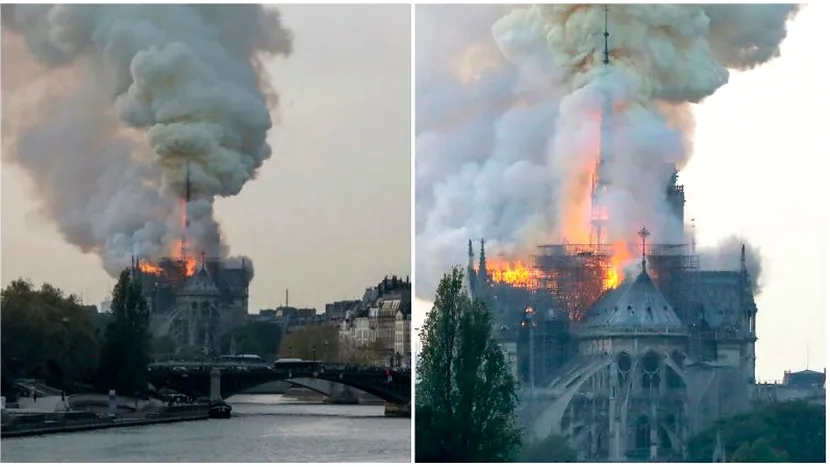 Cauzele incendiului devastator de la Notre Dame! De la ce a pornit