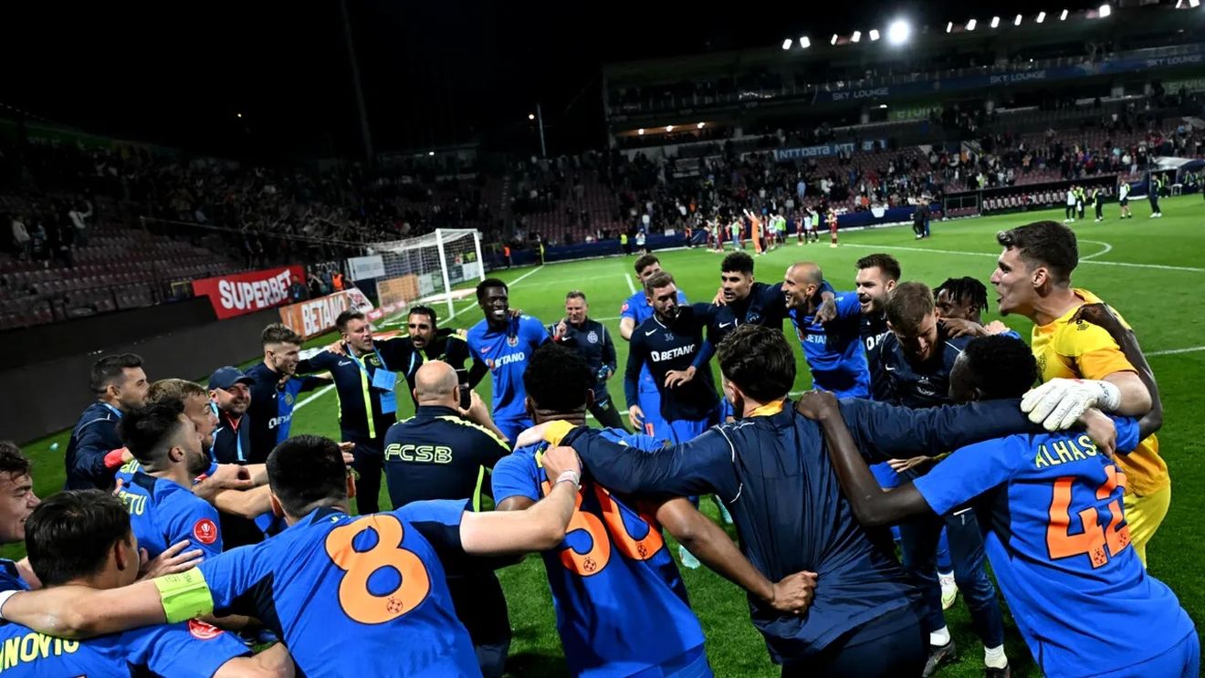 Cifrele tari care evidențiază eroii din CFR Cluj - FCSB 0-1. Cum și unde au făcut diferența jucătorii lui Gigi Becali în pasul uriaș spre titlu! EXCLUSIV