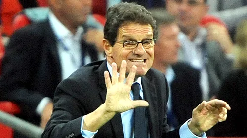 Fabio Capello: **”Calciopoli m-a făcut selecționerul Angliei”