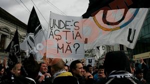 FOTO** Spectacol TOTAL în Cluj! "U"-iștii au dominat atmosfera și i-au ironizat pe rivali:** "Unde sunteți?"