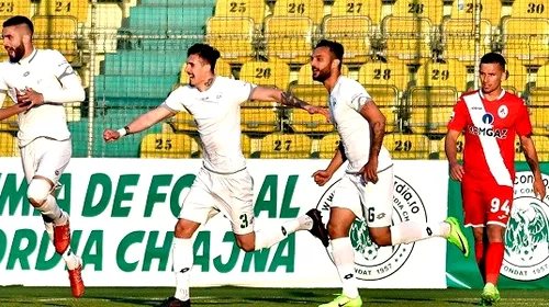 Concordia – FC Voluntari 0-2. Bălan îl face fericit pe Niculescu cu o „dublă” superbă și echipa lui Alexa continuă să trăiască periculos