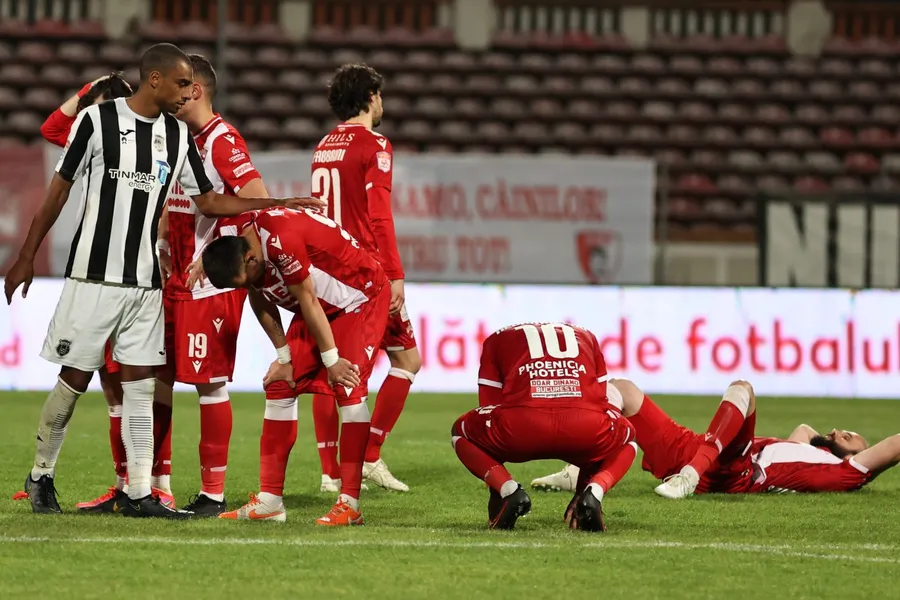 Dinamoviștii au fost foarte dezamăgiți de ratările lui Mihaiu și Nepomuceno