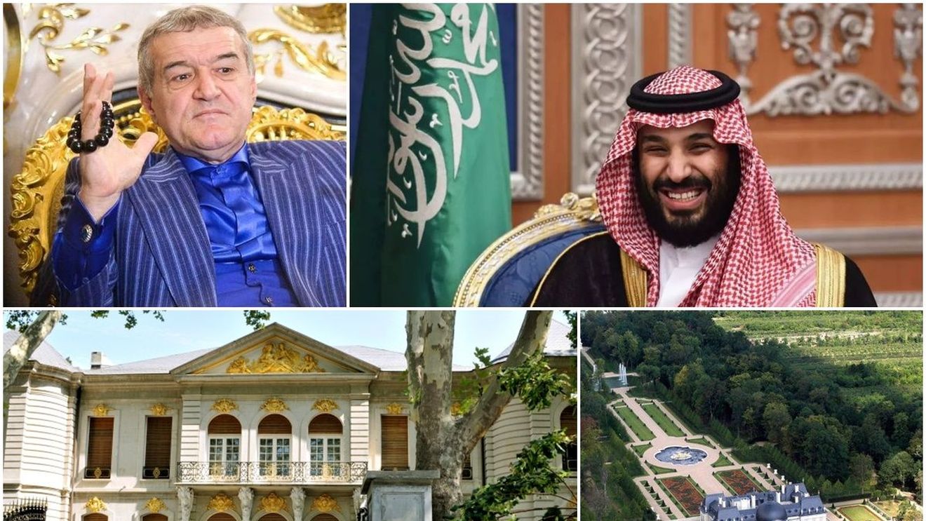 Palatul lui Gigi Becali pare o garsonieră pe lângă castelul de 300 de milioane de euro al patronului lui Newcastle United, Mohammed Bin Salman | GALERIE FOTO
