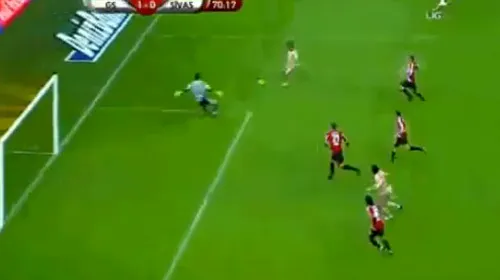 VIDEO Galatasaray – Sivasspor 1-0! ** Stancu a avut trei ocazii de gol