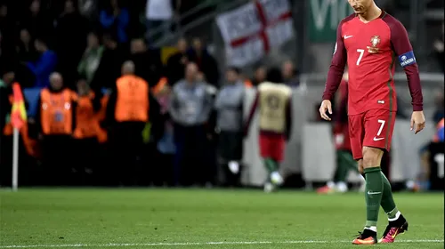Cristiano Ronaldo, cu capul în pământ după meciul cu Austria: „Nu așa voiam să bat recordul lui Figo!”