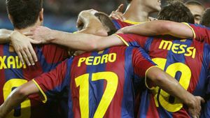 Barcelona, de neoprit: al 7-lea meci la rând fără gol primit. Catalanii au marcat unul din golurile sezonului, după o "foarfecă" superbă