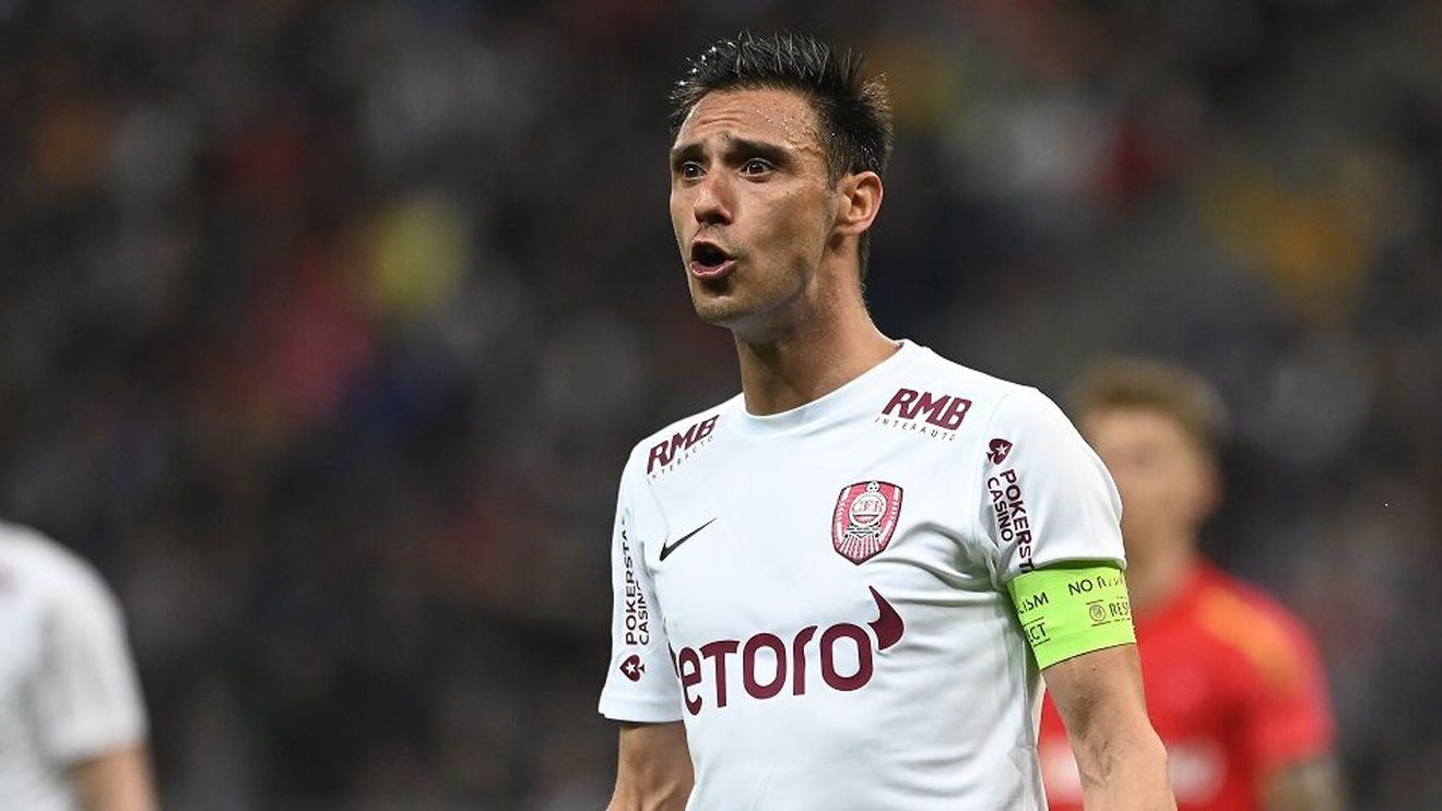 Imaginile cele mai elocvente pentru finalul de sezon al CFR-ului! Mario Camora a ieșit în lacrimi de pe teren, după o accidentare musculară!