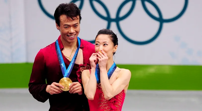 Shen Xue și Hongbo Zhao, aur olimpic** în proba de perechi la patinaj artistic