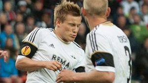 Jucătorii lui Rosenborg pot "demola" vestiarul de la Național Arena, dacă vor câștiga contra Stelei. VIDEO | Cum s-au bucurat după victoria din campionat