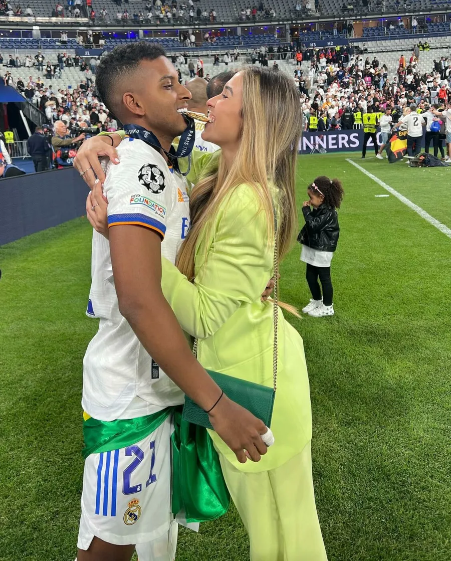 Rodrygo și Luana Atik Lopes, iubita lui din 2019
