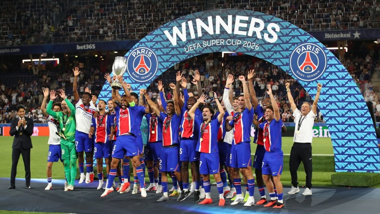 „Încă o «dublă!»”. L'Equipe, reverență în fața lui PSG după victoria magnifică din Supercupa Europei