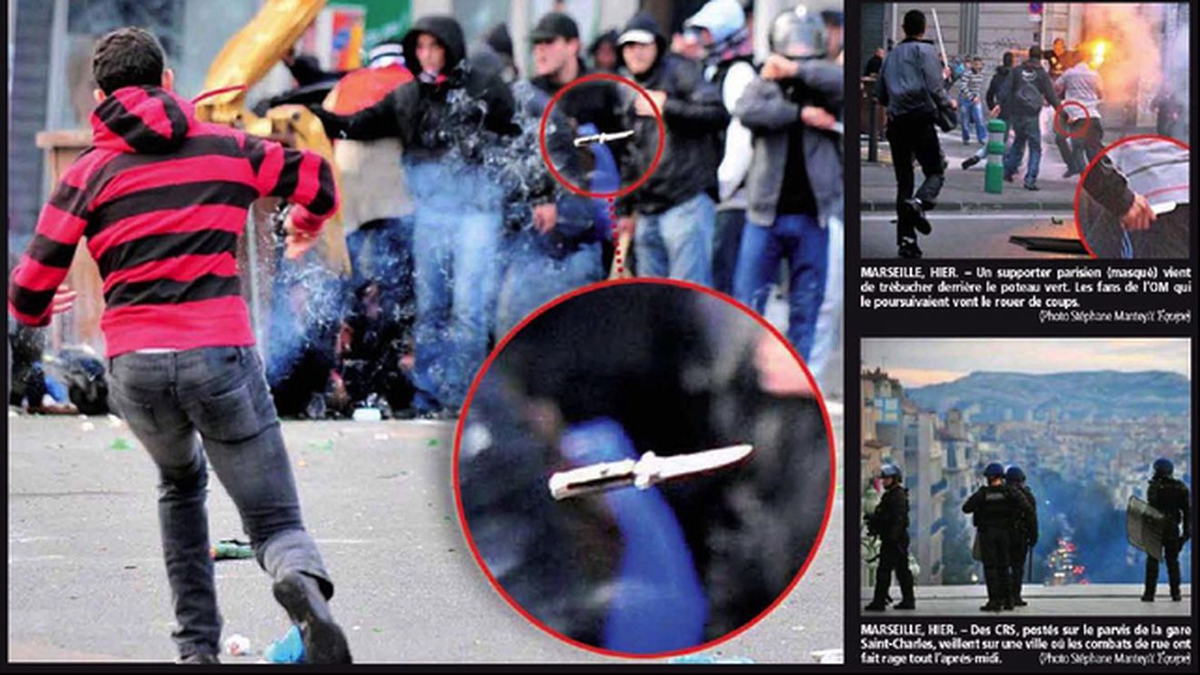 IMAGINI ȘOCANTE **Un fan aruncă cu cuțitul în mulțime!