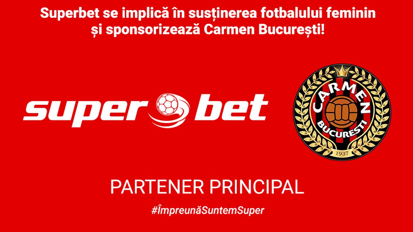 Superbet devine prima agenție de pariuri din România care sponsorizează o echipă de fotbal feminin