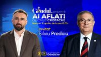 „Ai Aflat! cu Ionuț Cristache” începe miercuri, 8 aprilie, de la ora 15.00, live pe Gândul. Invitat: Silviu Predoiu