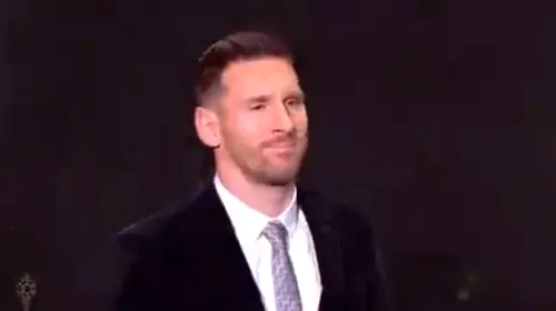 VIDEO | Lionel Messi, declarație emoționantă după ce a primit cel de-al șaselea ”Balon de Aur” din carieră: ”După cum spune soția mea, nu am încetat niciodată să visez”