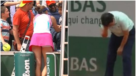 Zi plină de incidente la Roland Garros! Dacă Irina Begu a făcut „victime" în tribune, un jucător din ATP a lovit arbitra de linie | FOTO & VIDEO