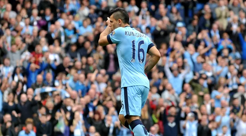 Agüero, golgheterul all-time din Premier League pentru Manchester City