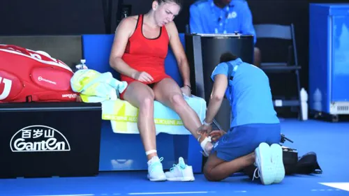 Prima decizie luată de Halep după accidentarea suferită la gleznă! Simona, foarte aproape să se retragă de la un turneu