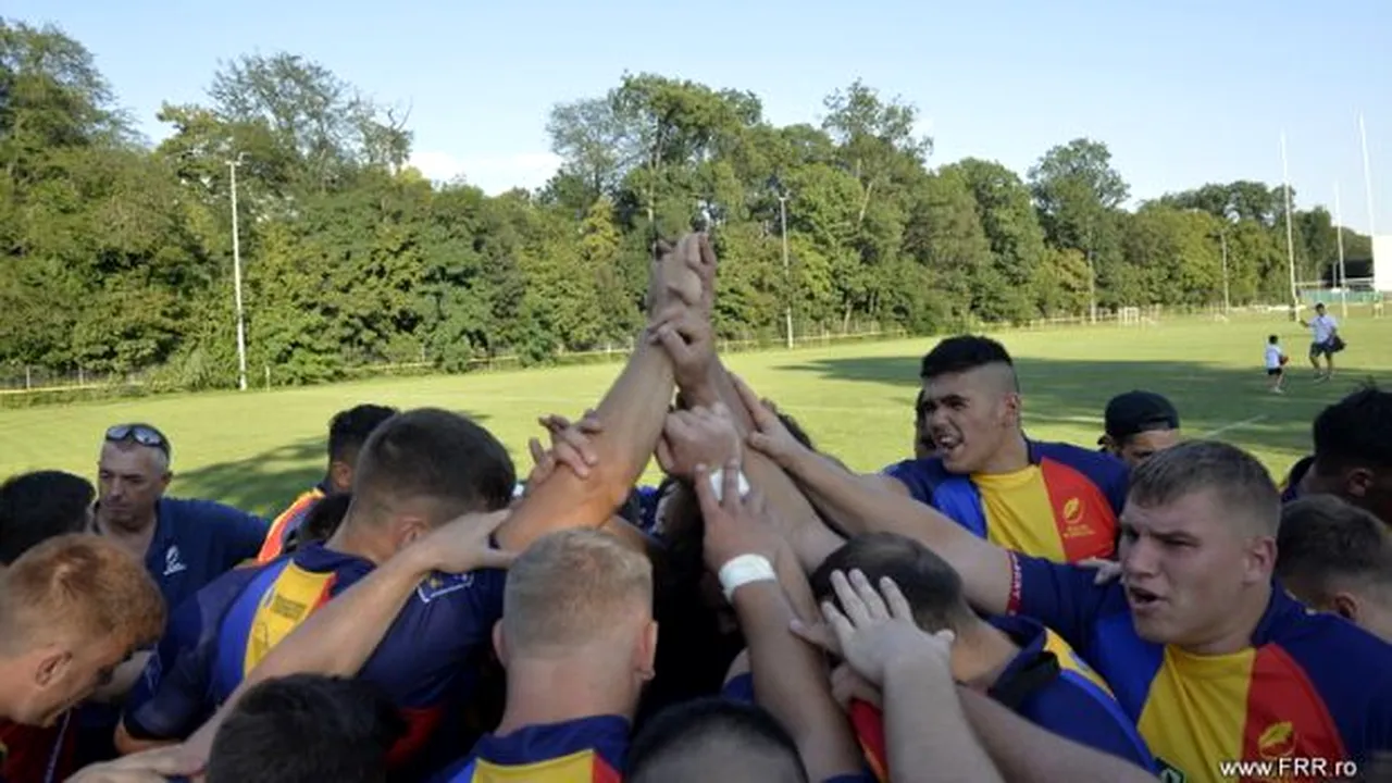 România U20, ultimele pregătiri înaintea debutului la World Rugby Trophy