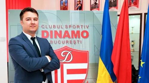 Cum se poziționează președintele CS Dinamo cu privire la proiectul de lege propus de Vasile Dîncu. „Nu ne interesează la nivel de fotbal”. Noi detalii despre fuziunea cu formația din Liga 2, dar și stadiul demolării arenei din „Ștefan cel Mare” | EXCLUSIV