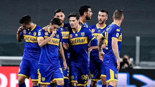 Dennis Man și Valentin Mihăilă, ca și retrogradați în Serie B, după Juventus – Parma 3-1. Situația în clasament