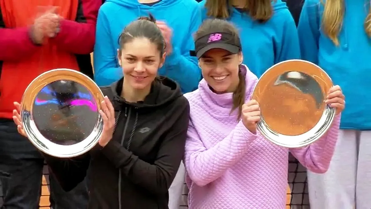 Sorana Cîrstea și Andreea Mitu, învingătoare la turneul de la Lugano! Româncele, la primul titlu la dublu împreună