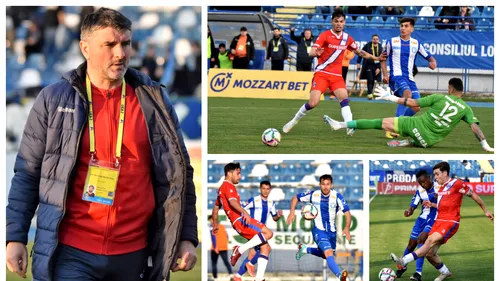 Adrian Mihalcea, nemulțumit de prima parte a jocului de la Iași, a scos biciul la vestiar: ”Dacă puteam face 11 schimbări la pauză, le făceam”