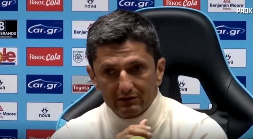 VIDEO | Răzvan Lucescu a izbucnit în lacrimi la conferința lui PAOK! Ce i-a anunțat românul pe jurnaliști și pe fanii campioanei din Grecia
