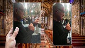 Imagini fabuloase cu Gigi Becali: miliardarul predică în biserică! „D-aia m-ai auzit tu Dumnezeule” | VIDEO