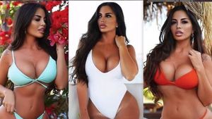 „Kim Kardashian de la Vezuviu” crește audiențele în Italia! Cine este frumoasa Floriana Messina și cum a reușit să-i înnebunească pe jucătorii lui Napoli | GALERIE FOTO