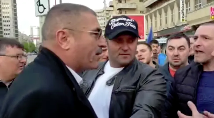 VIDEO | Vasile Cîtea, președintele FR Box, în conflict cu protestatarii la mitingul PSD. Scene reprobabile la Iași