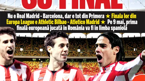 Bucureștiul, invadat de spanioli!** Athletic Bilbao - Atletico Madrid, finala Europa League de pe Național Arena
