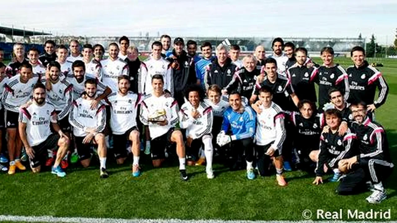 Ronaldo a împărțit Gheata de Aur cu colegii săi de la Real Madrid. 