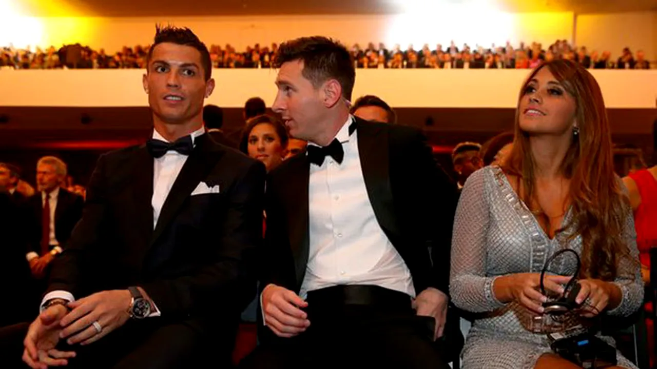 IMAGINEA ZILEI | Cum a reacționat Cristiano Ronaldo când s-a întâlnit cu soția lui Lionel Messi