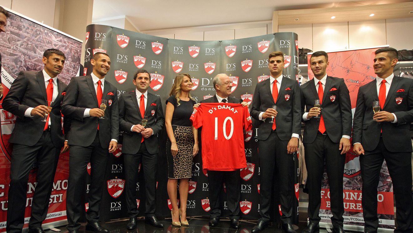 "Câini", la patru ace. Dinamo a semnat astăzi un parteneriat de imagine cu D's Damat. FOTO