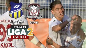 Rapid trece cu 3-2 de Aerostar și obține a treia victorie consecutivă cu interimarul Mihai Iosif. Giuleștenii au avut 2-0 în minutul 9 și au jucat din minutul 30 în inferioritate numerică