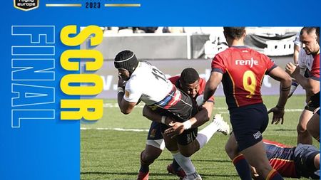 Victorie mare pentru naționala de rugby! „Stejarii" au învins Spania chiar la ea acasă și au luat medalia de bronz la Badajoz | VIDEO