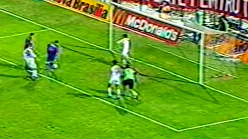 23 ani de la cea mai mare ratare din Liga 1! Denis Șerban a driblat și poarta într-un meci cu Rapidul antrenat de Mircea Lucescu | VIDEO