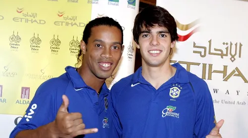 Ronaldinho promite spectacol alături de Kaka