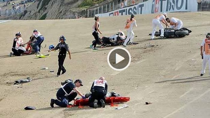 Tragedie la Laguna Seca! Doi piloți spanioli au decedat, după un accident în care au fost implicați cinci motocicliști | VIDEO Imagini șocante