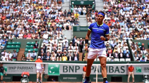 Roland Garros | Omul cu 100 de victorii. Rafael Nadal continuă cursa spre „La Decima”: este primul semifinalist la Paris. Carreno Busta a abandonat după doar 10 game-uri