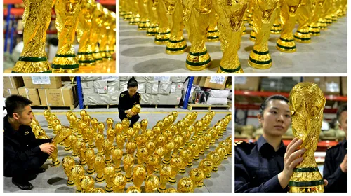 Mondial „Made in China” – 1.020 de replici ilegale ale trofeului Cupei Mondiale au fost confiscate