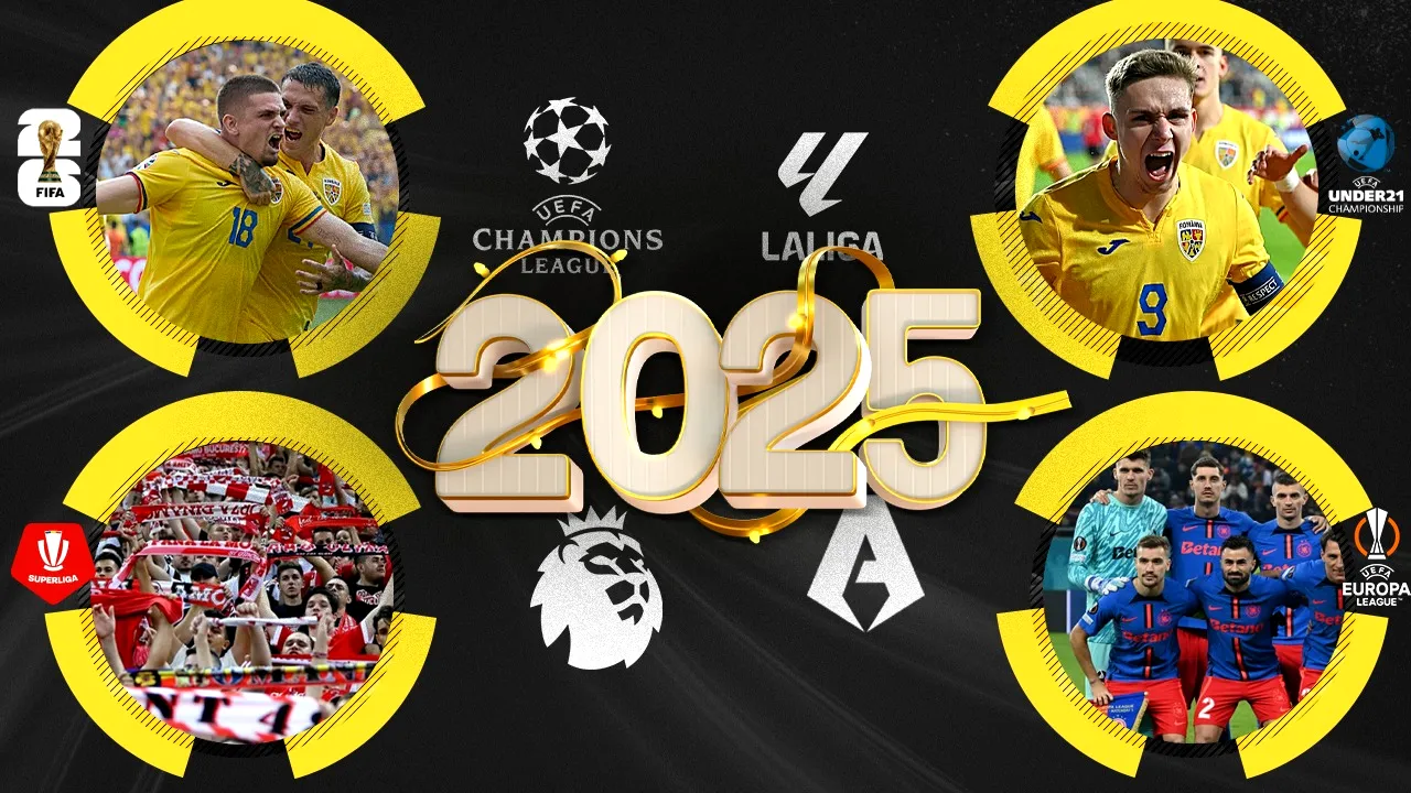 Calendar 2025 în fotbal: toate datele importante din Superliga, Cupa României, preliminarii CM 2026, EURO U21, Champions League, Europa League și campionatele tari ale Europei!