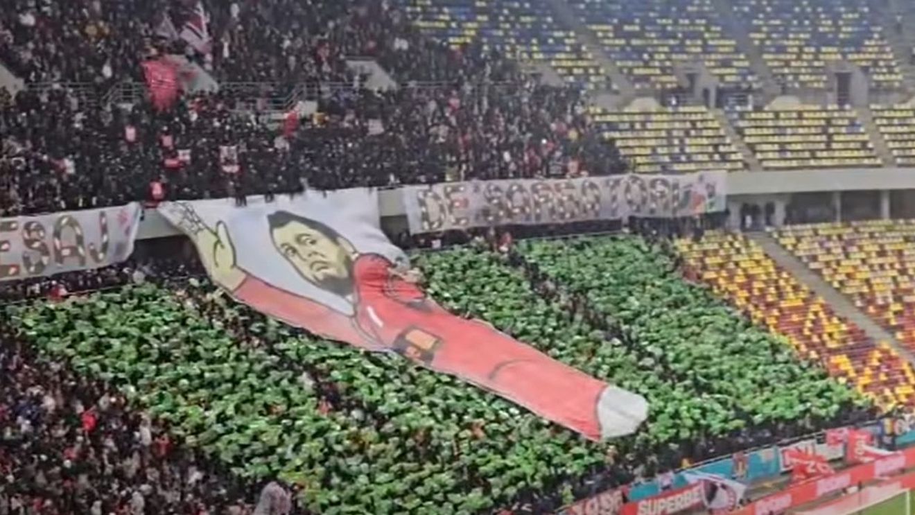 Reacția lui Marius Niculae după ce a văzut scenografia PCH din FCSB - Dinamo, dedicată fostului atacant al „câinilor”