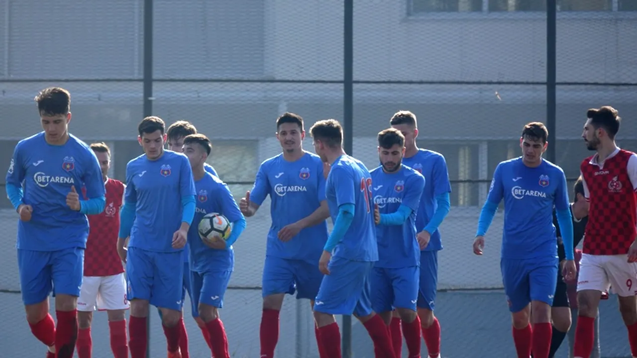Steaua joacă un nou amical în cantonamentul de la Cheile Grădiștei! Elevii lui Lăcătuș dau piept cu Cetate Râșnov de Valentine's Day