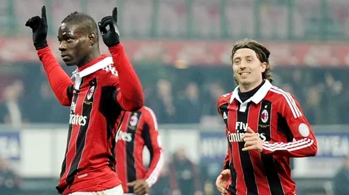 Milan îi suflă în ceafă lui Napoli!** SuperMario, la golul cinci pentru „Diavol”. Genoa – Milan 0-2