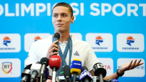 David Popovici a părăsit România. În ce țară s-a dus să înoate campionul olimpic